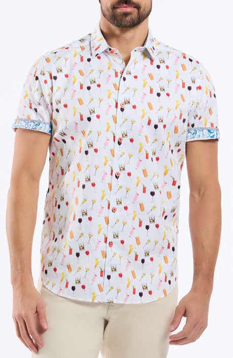 Robert Graham Short Sleeve Cotton Button-Up Shirt