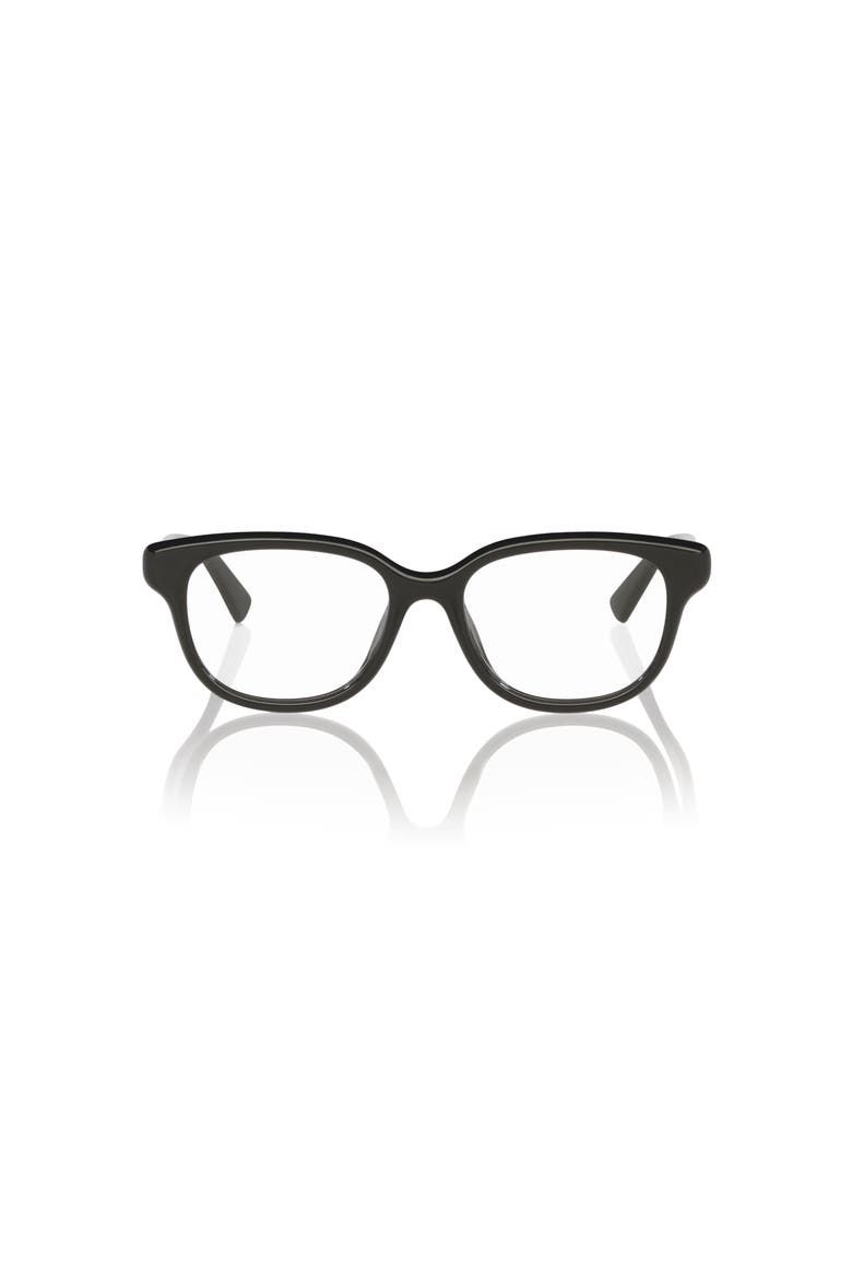 52mm Rectangle optical glasses, Alternate, color, Black