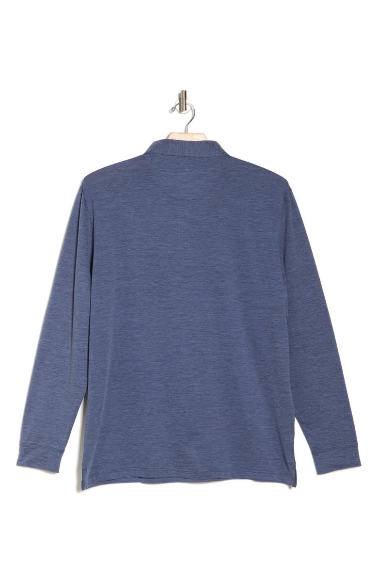 Callaway Golf<sup>®</sup> Crossover Long Sleeve Golf Polo, Alternate, color, Peacoat Heather