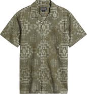 Pendleton Geo Pattern Cotton Camp Shirt