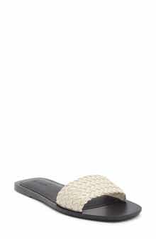 Madewell The Cora Woven Slide Sandal