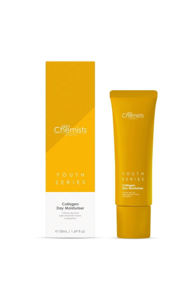 SKINCHEMISTS Youth Series 1% Collagen Day Moisturiser 50ml, Main, color, White