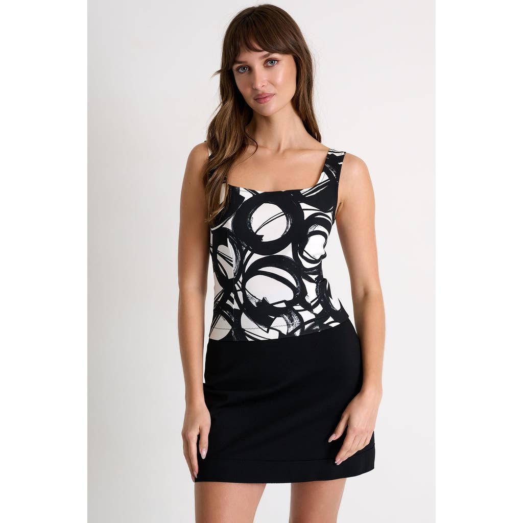 Shan Bustier Style Tank Top In Black