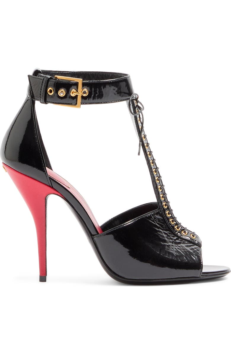 Valentino Garavani Bustier T-Strap Sandal, Alternate, color,