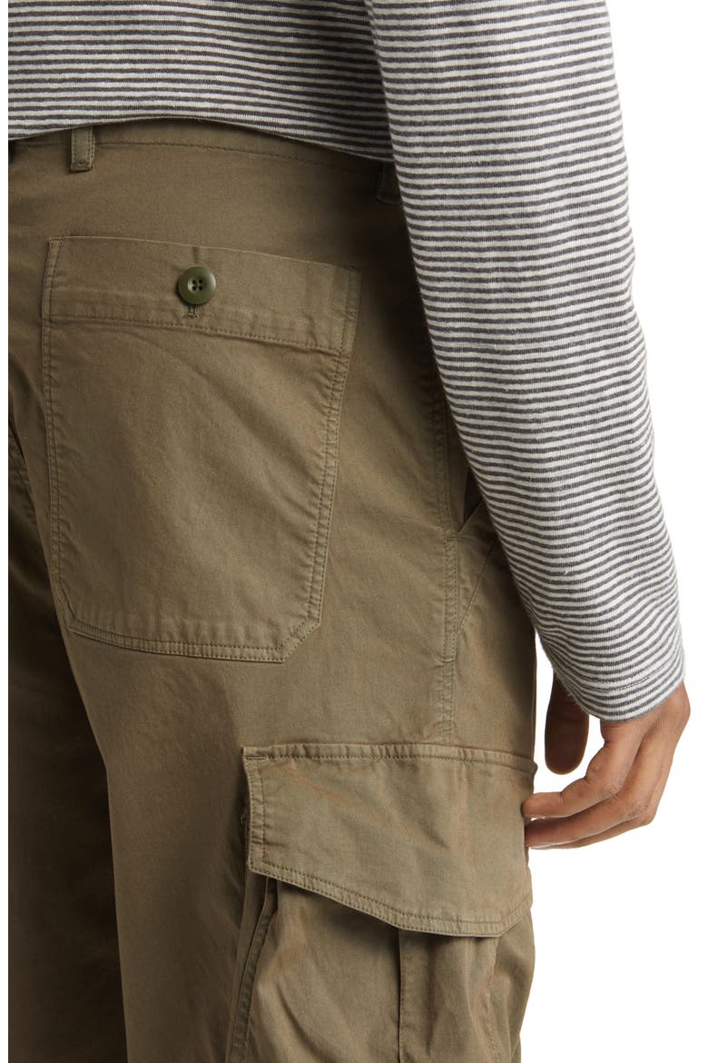 Kenny Italian Garment Dye Cargo Chino Pants, Alternate, color, OLIVEBONSAI