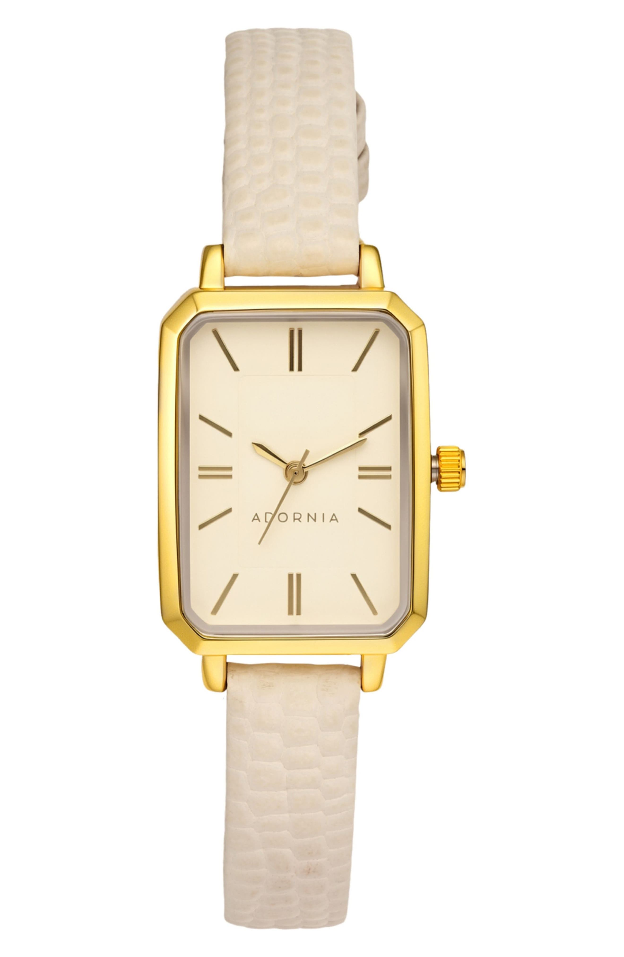 Wales Quartz Leather Strap Watch