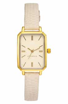 Wales Quartz Leather Strap Watch
