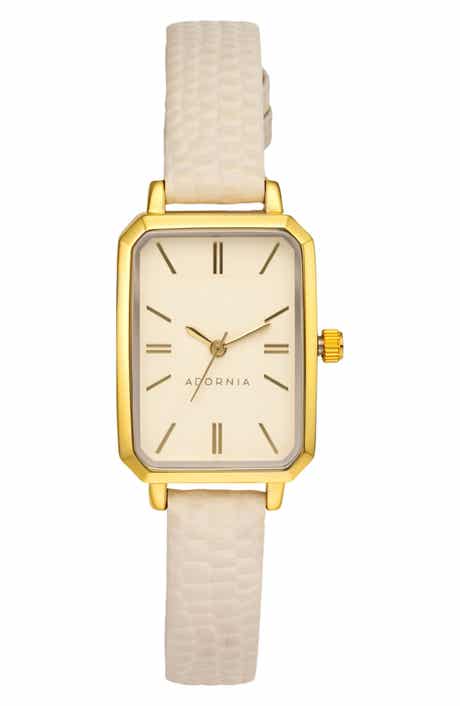 Wales Quartz Leather Strap Watch