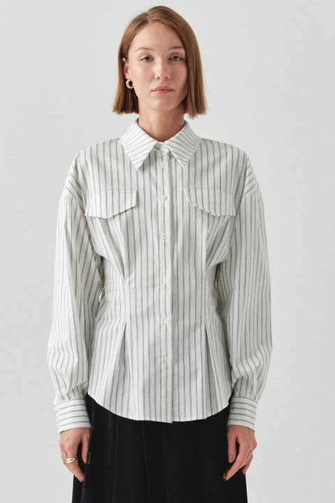 Mara Corset Waist Shirt