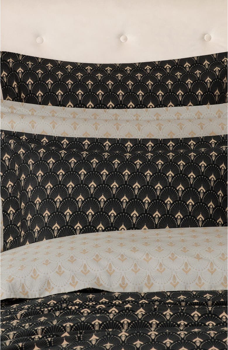 Togas Ladnier Pillow case, Alternate, color, Black