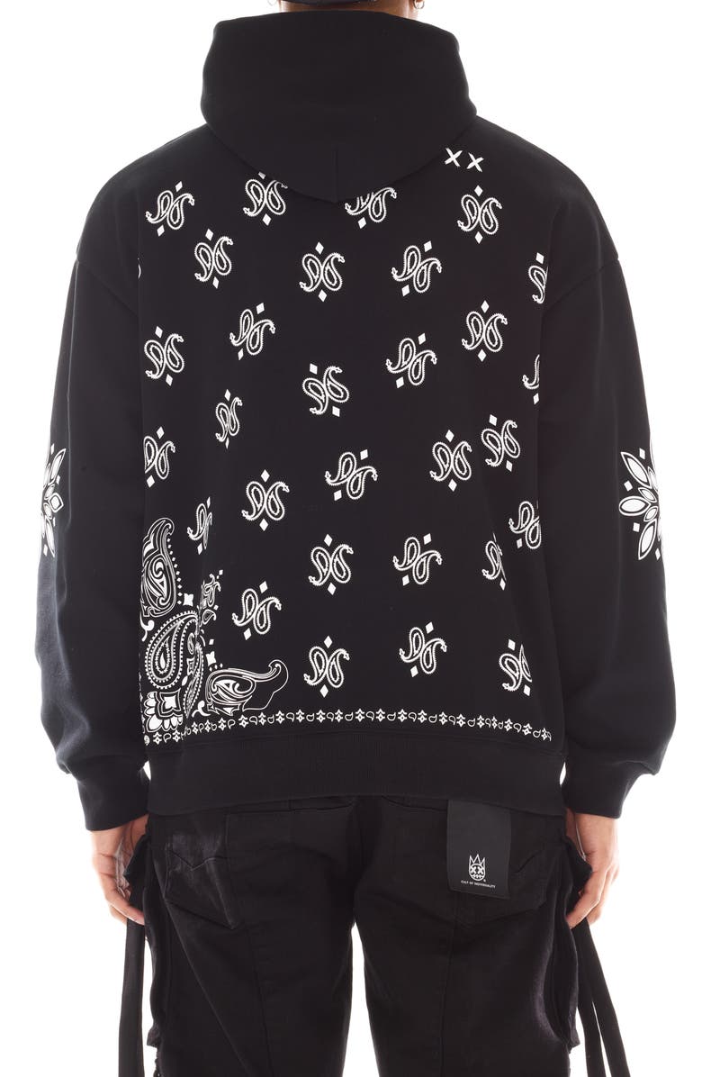Cult of Individuality Paisley Cotton Graphic Hoodie, Alternate, color, Paisley