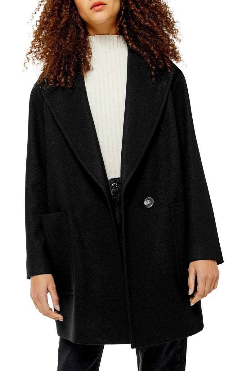 Topshop Carly Coat, Alternate, color,