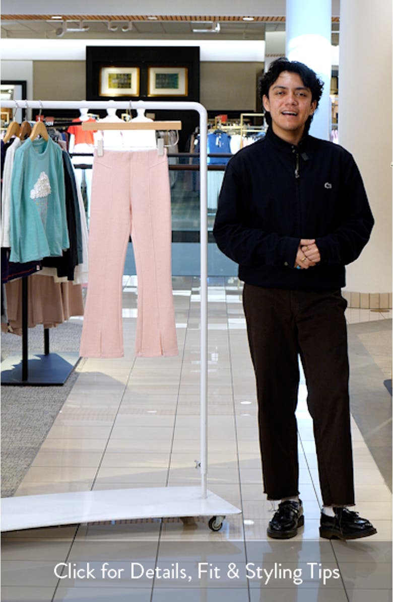 Kids' Herringbone Tweed Flare Leg Pants, sales video thumbnail