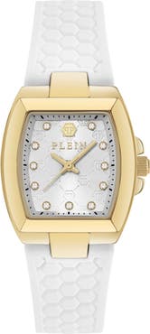 PHILIPP PLEIN Plein Supreme Silicone Strap Watch, 30mm
