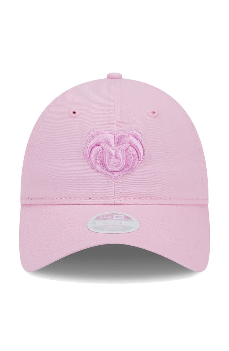 New Era Women's New Era Pink Memphis Grizzlies Colorpack Tonal 9TWENTY Adjustable Hat, Alternate, color, 