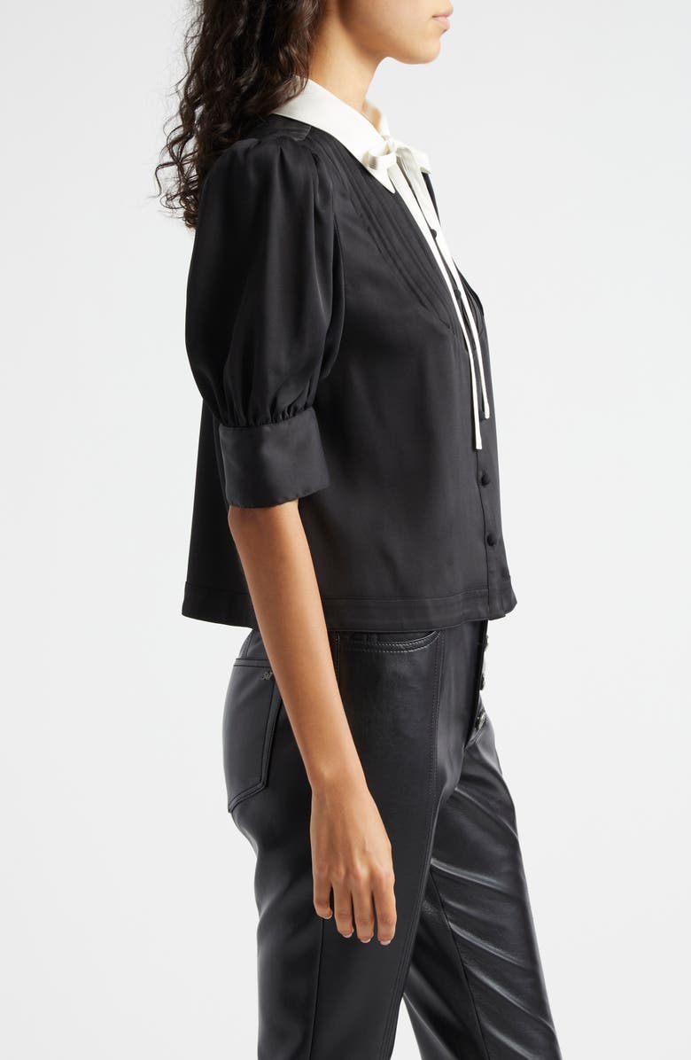 Cinq à Sept Farah Pleat Front Shirt, Alternate, color, 