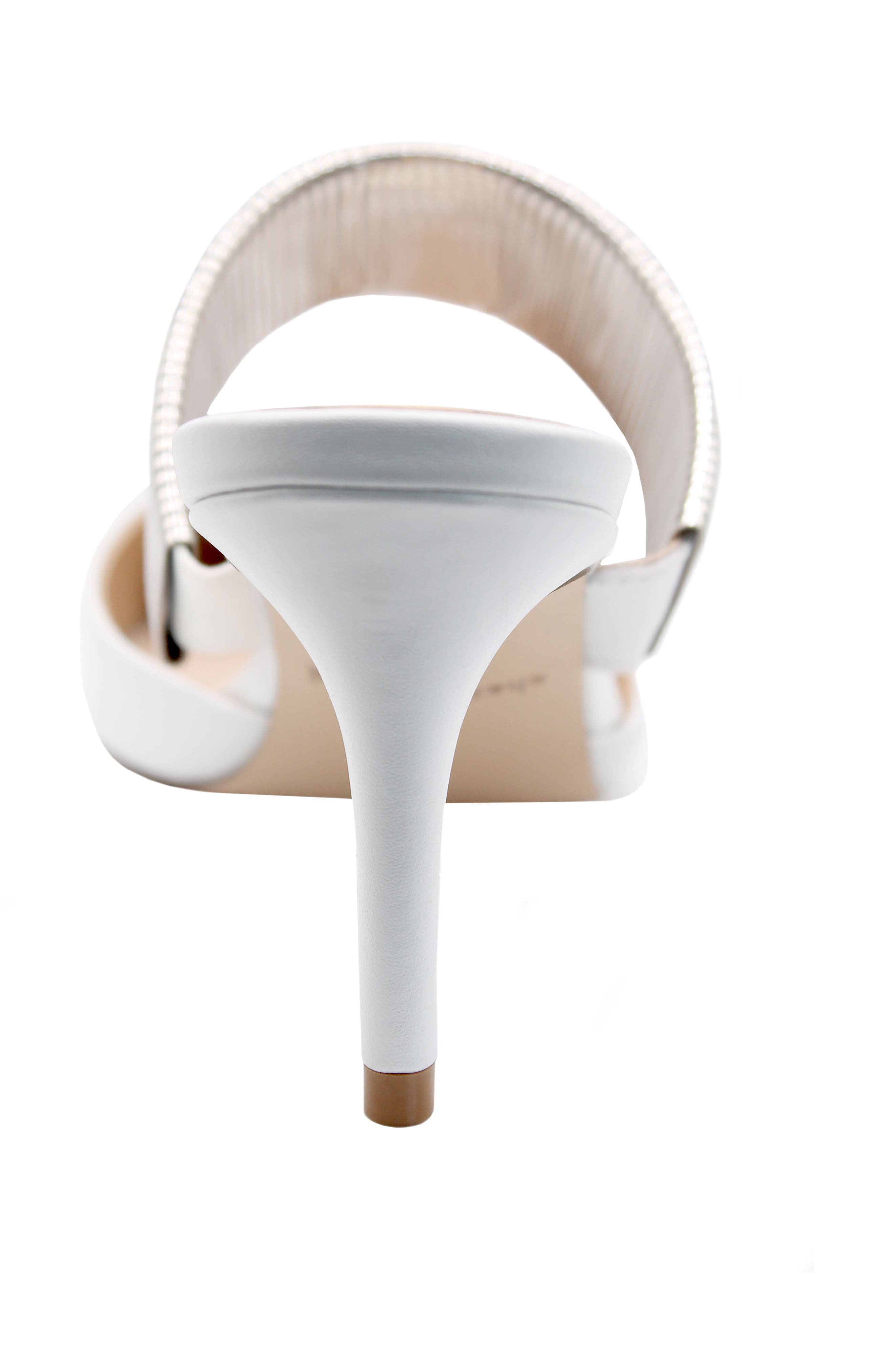 Charles David Alfie Pointed Toe Mule, Alternate, color, White