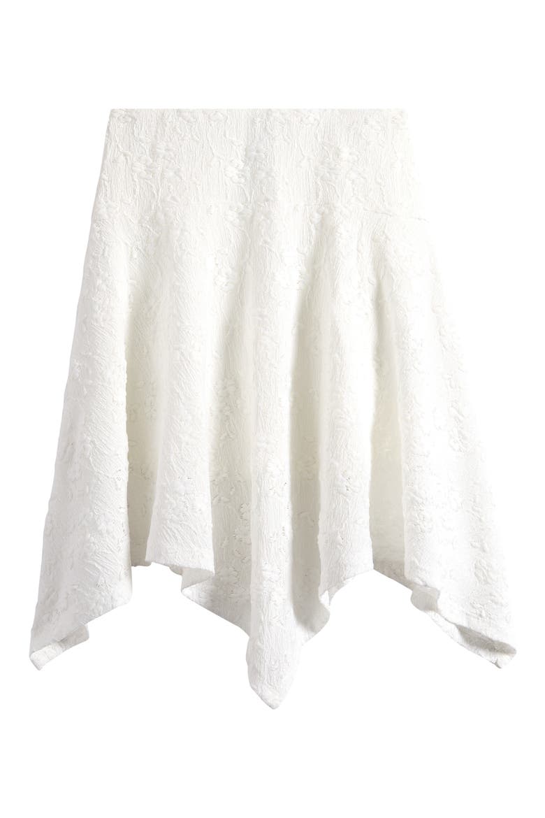 Kids' Asymmetrical Hem Lace Skirt, Main, color, WHITE