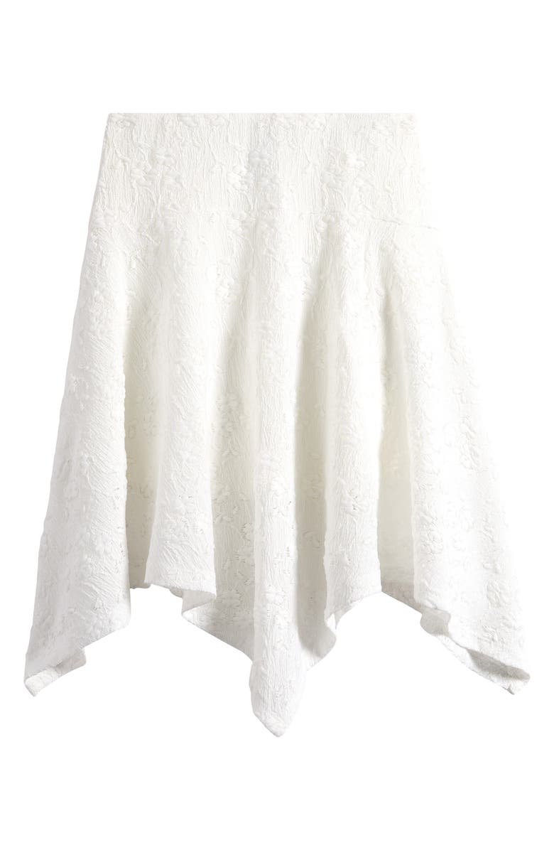 Good Luck Girl Kids' Asymmetrical Hem Lace Skirt, Main, color, White