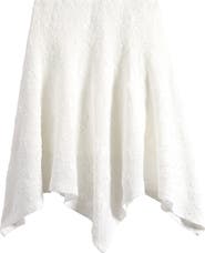 Good Luck Girl Kids' Asymmetrical Hem Lace Skirt