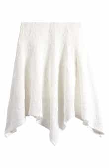 Kids' Asymmetrical Hem Lace Skirt