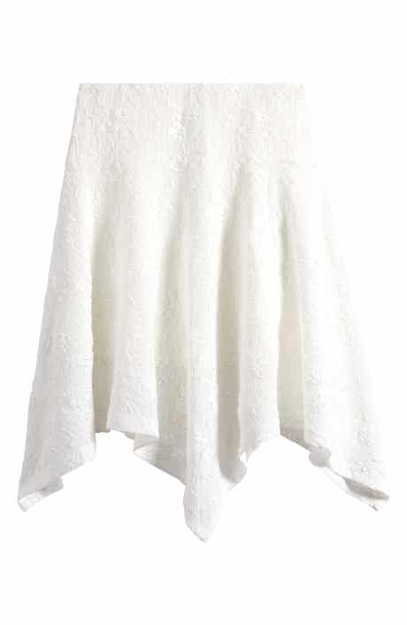 Kids' Asymmetrical Hem Lace Skirt