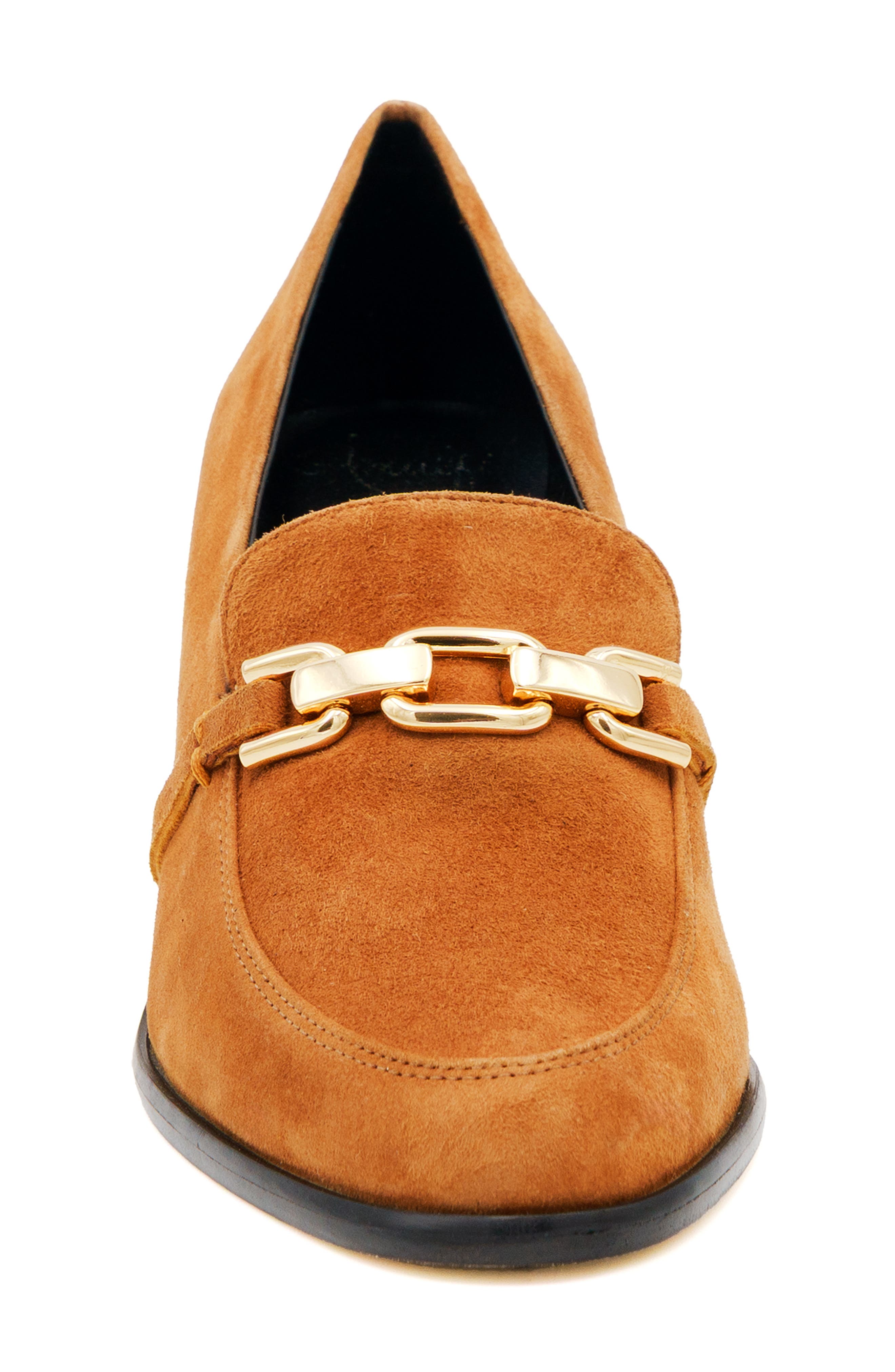 Ligure Leather Loafer Pump, Alternate, color, WHISKY
