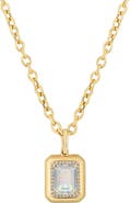 GOSHWARA Emerald Cut Pendant Necklace