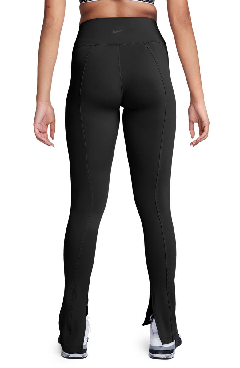 Nike One High Waist Split Hem Leggings, Alternate, color, 