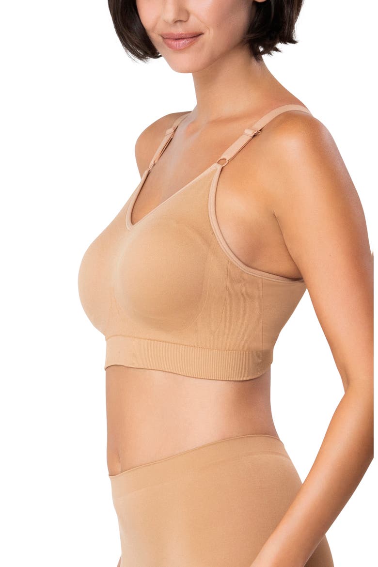 Full Coverage Comfort Bra, Alternate, color, Coffee