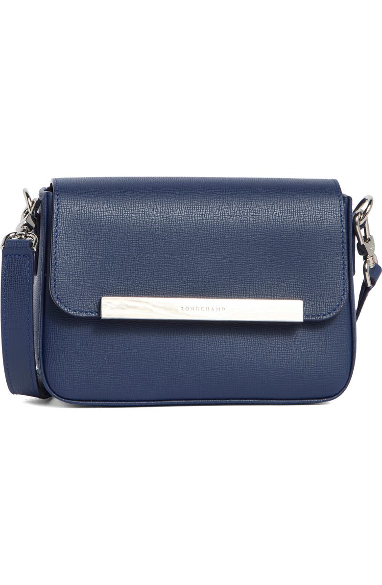 Longchamp Go Small Crossbody Bag, Main, color, Navy