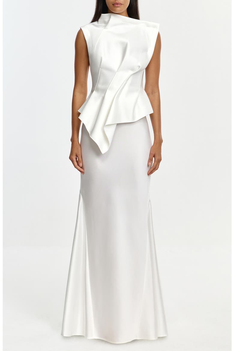 Harty Sleeveless Maxi Gown, Main, color, IVORY
