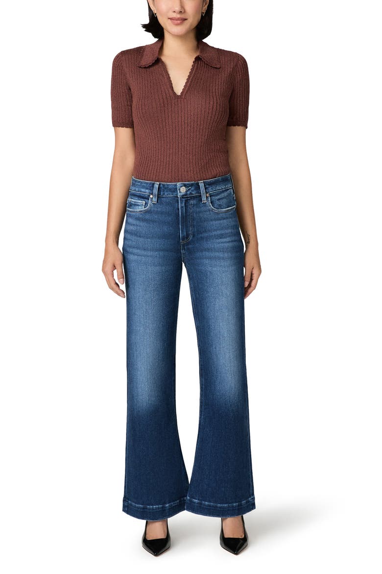 Leenah High Waist Wide Leg Jeans, Alternate, color, HAMPTONS