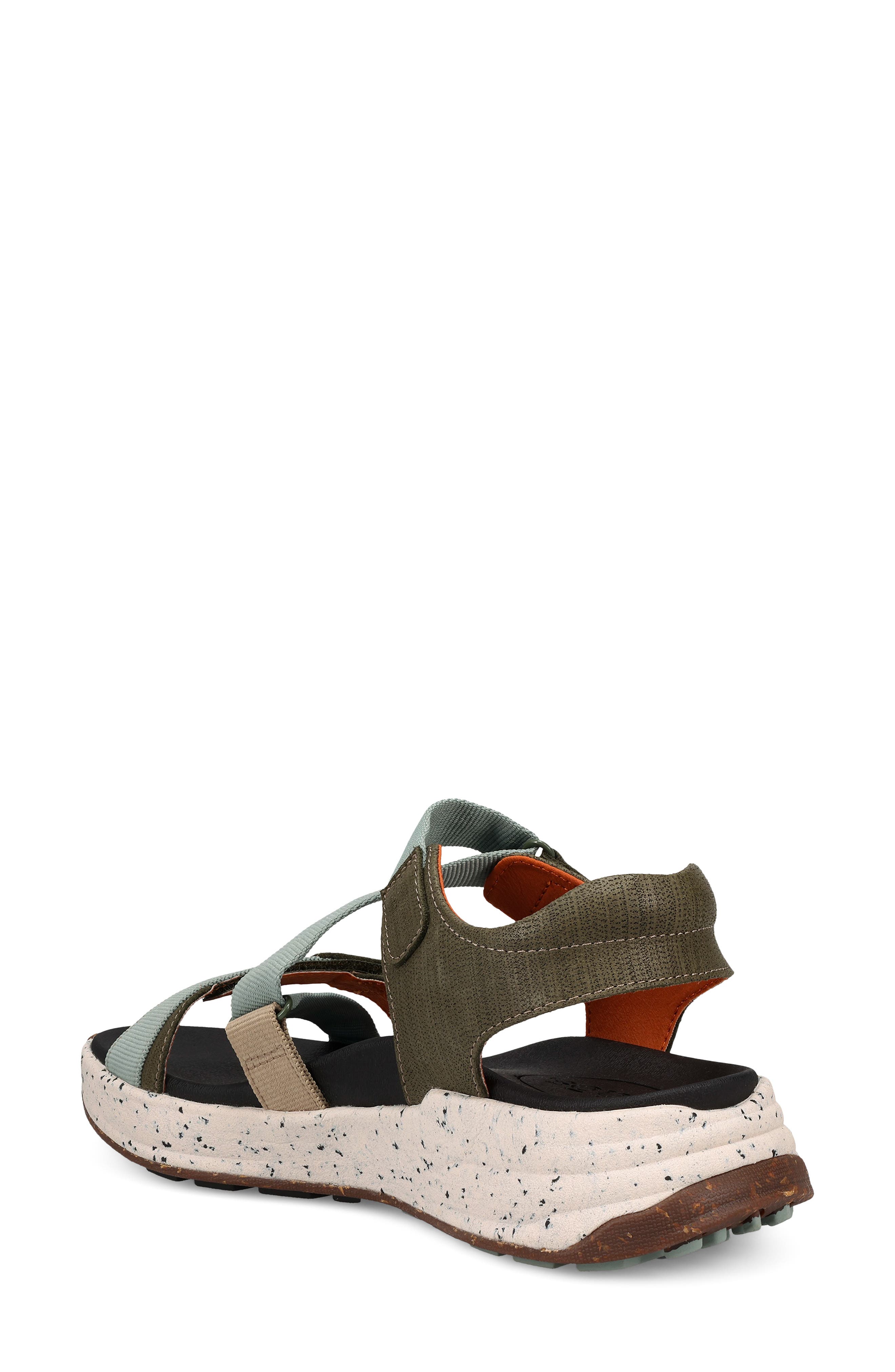 Super Z Sandal, Alternate, color, SAGE/ OLIVE MULTI