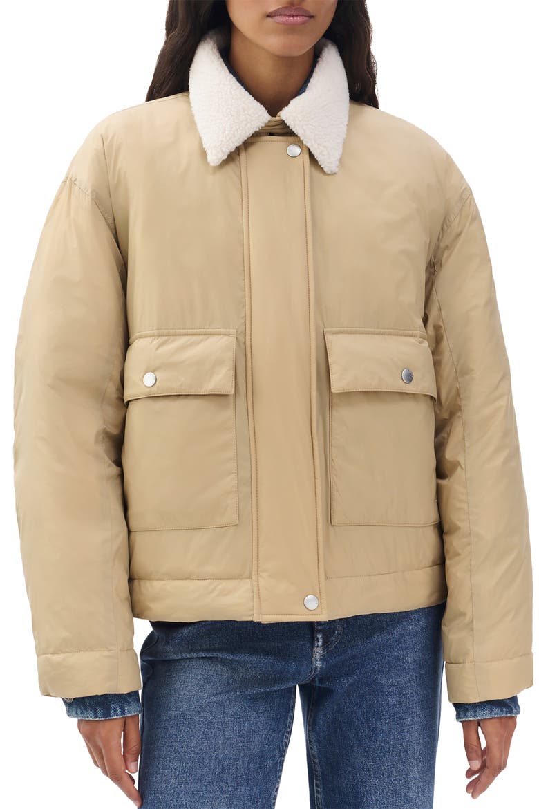 Nonie Down Jacket, Main, color, KHAKI