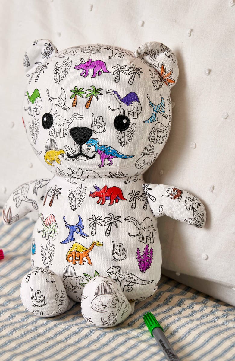 Eat Sleep Doodle Color-In Dinosaur Artie Bear, Alternate, color, Color-In Dinosaur