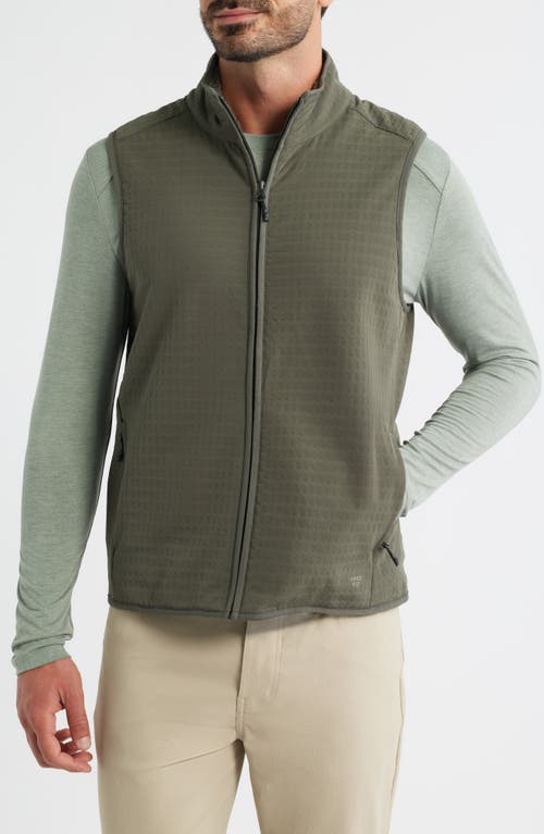 Free Fly Gridback Fleece Lined Vest In Green