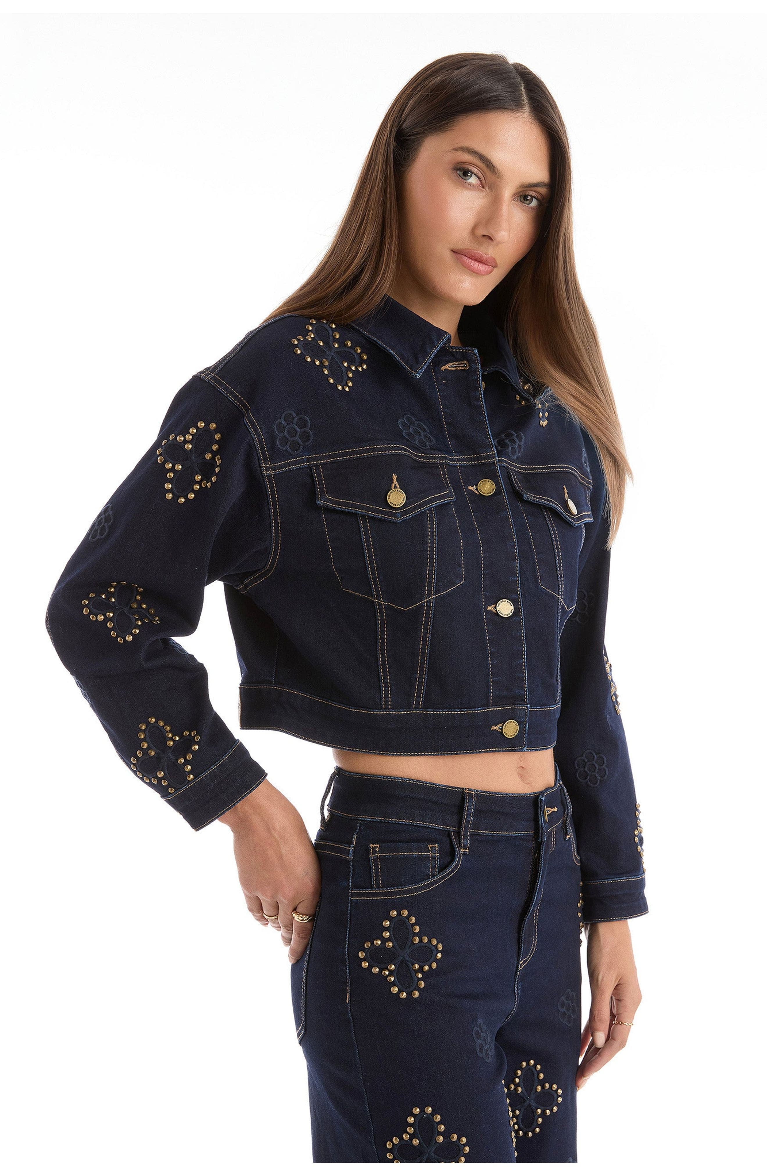 Kaia Studded Jacket - image 2