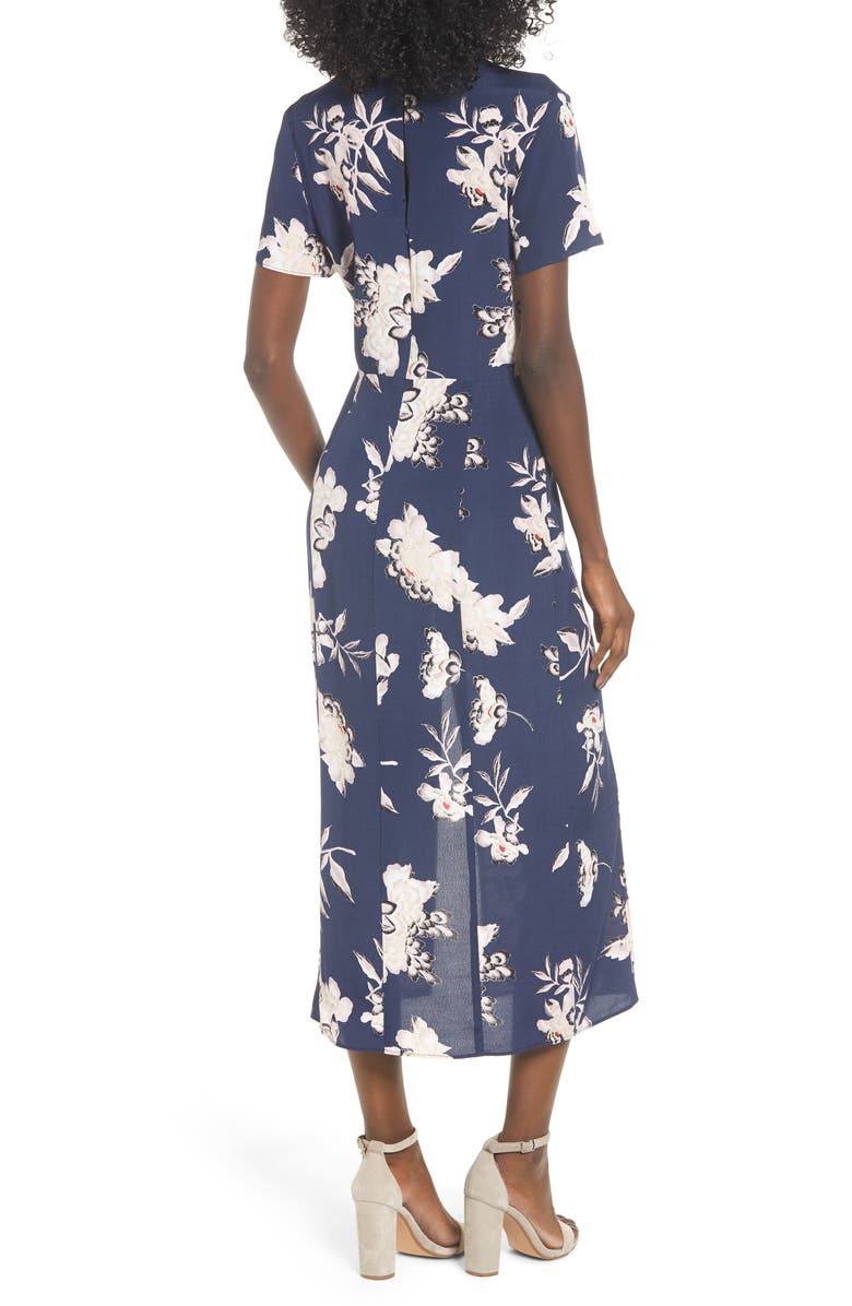 Leith Print Midi Dress, Alternate, color, 