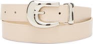 Steve Madden Nubuck Faux Leather Belt