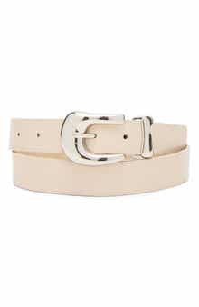 Nubuck Faux Leather Belt
