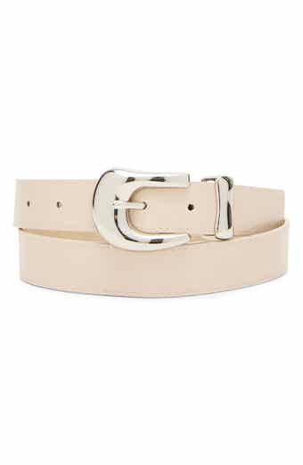 Nubuck Faux Leather Belt