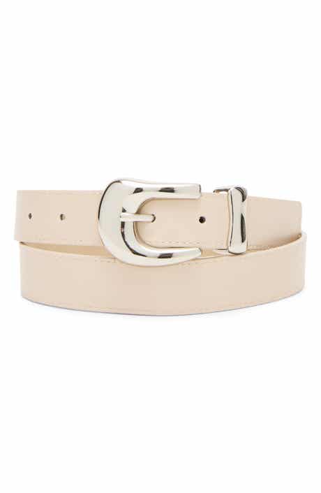Nubuck Faux Leather Belt