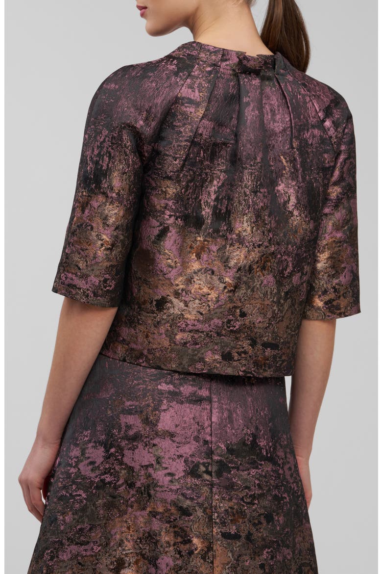 Matilda Evening Jacket, Alternate, color, CARBON MULTI