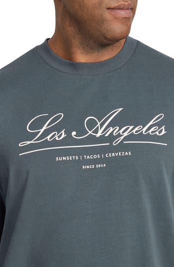 Los Angeles Relaxed Fit Organic Cotton Graphic T-Shirt