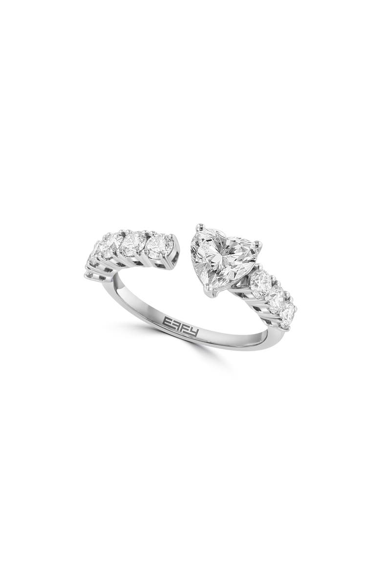 EFFY Heart Lab Created Diamond Ring, Main, color,