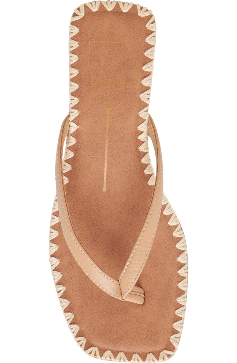 Dolce Vita Barty Flip Flop, Alternate, color, Light Tan Leather