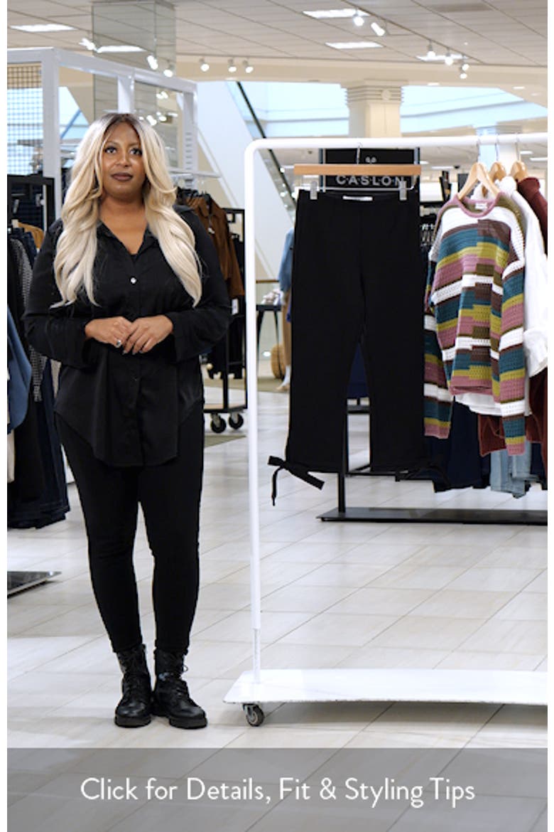 Eliza Tie Cuff Capri Pants video