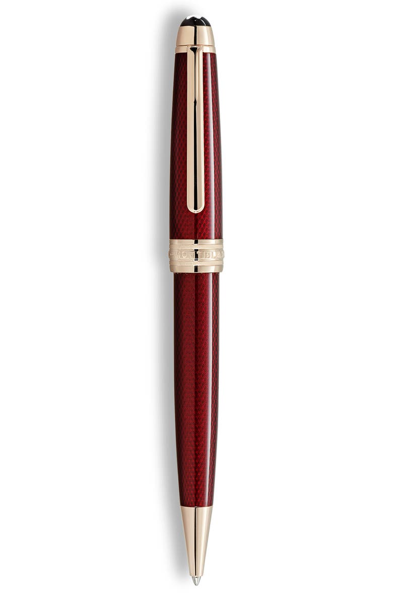 Montblanc Meisterstück Solitaire Golden Hour LeGrand Ballpoint Pen, Main, color, Burgundy