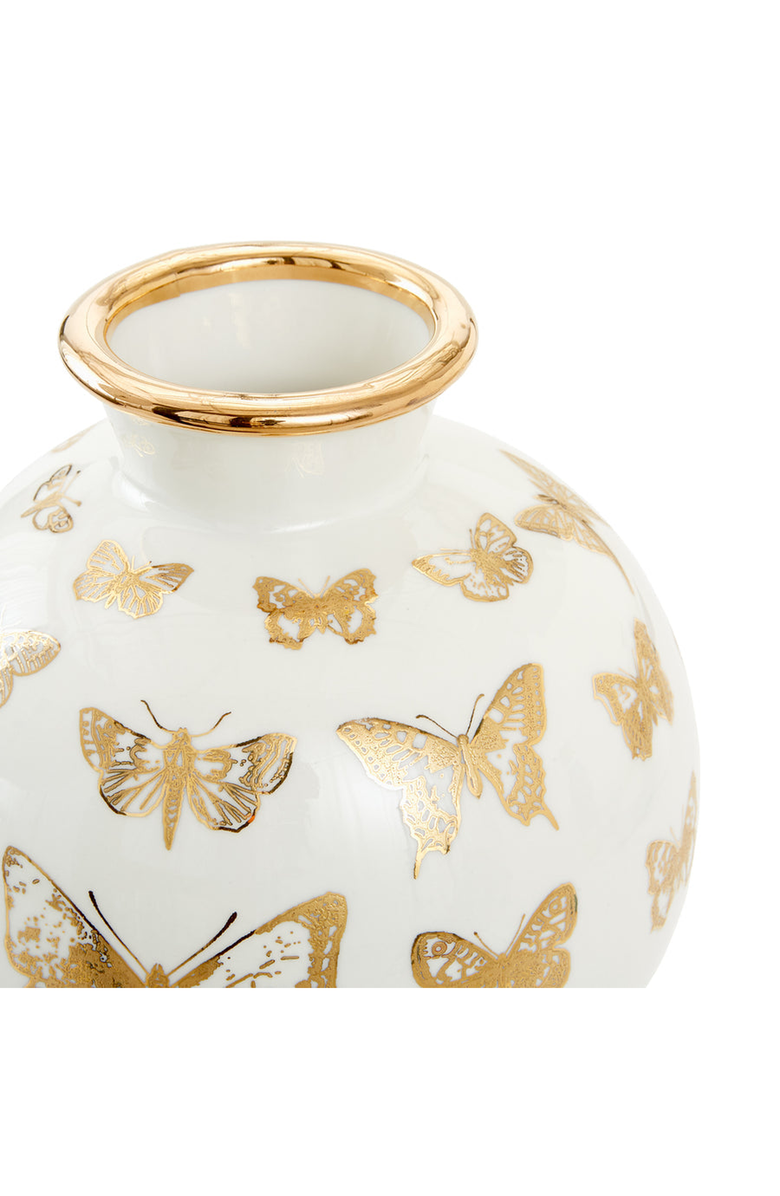 Jonathan Adler Botanist Round Butterfly Vase, Alternate, color,